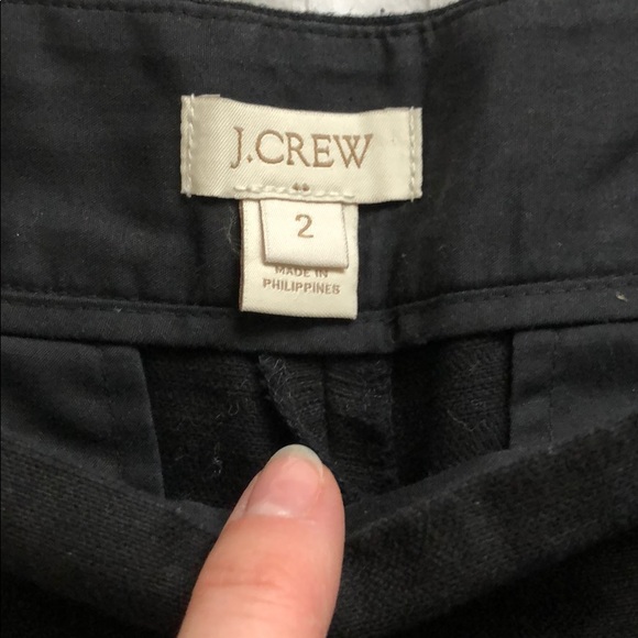 J Crew pleated front black shorts - Picture 2 of 3